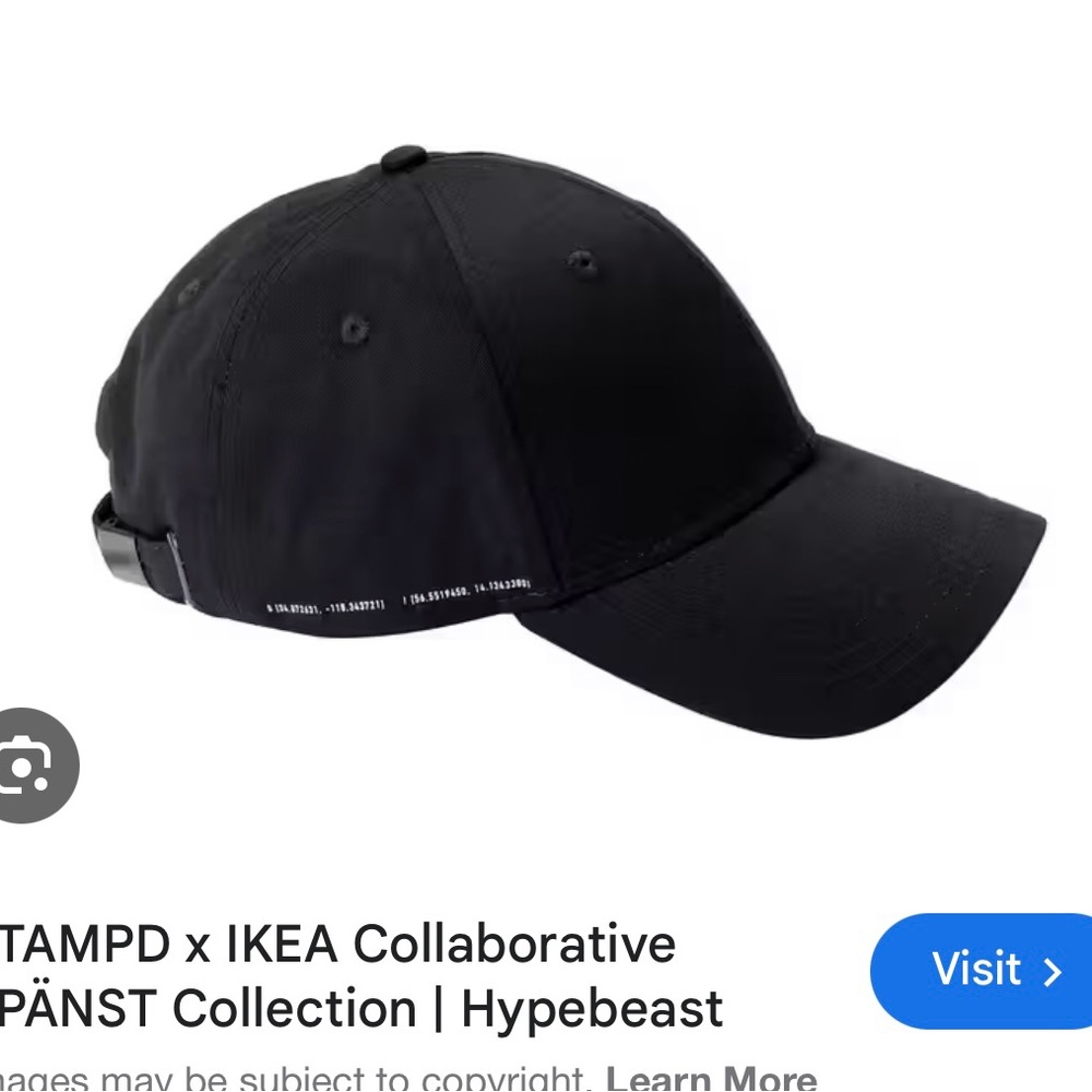 IKEA Black Cap